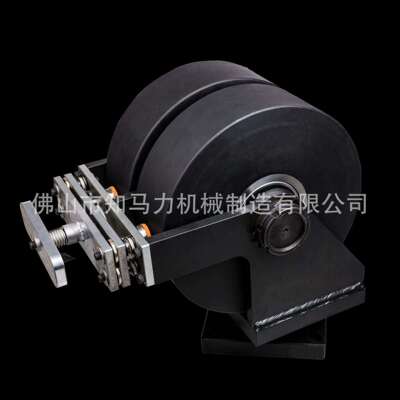 16x5双轮刹车万向轮单轮承重13吨超重型脚轮钢芯尼龙轮