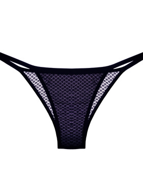 透明诱惑二次元性感日系超小迷你女士三角裤半包网纱少女内裤低腰
