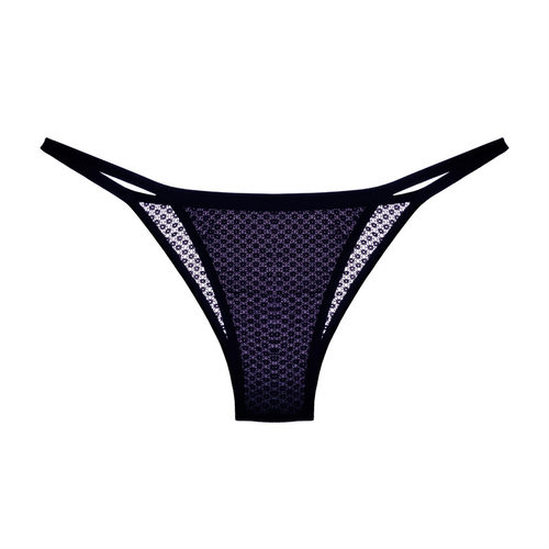 透明诱惑二次元性感日系超小迷你女士三角裤半包网纱少女内裤低腰