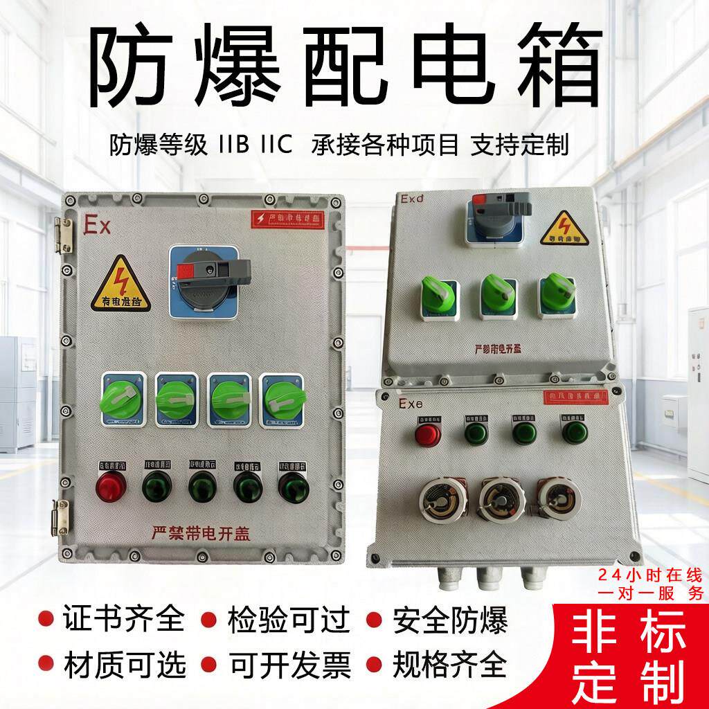 防爆配电箱检修箱照明箱防爆操作柱动力电源箱不锈钢配电柜开关箱