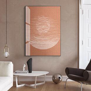 现代艺术禅悟轻奢挂画客厅沙发背景墙装饰画样板房酒店壁画大挂画