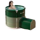 便携式 可伸腿折叠泡澡桶大人全身沐浴洗澡桶儿童家用洗澡盆熏蒸桶