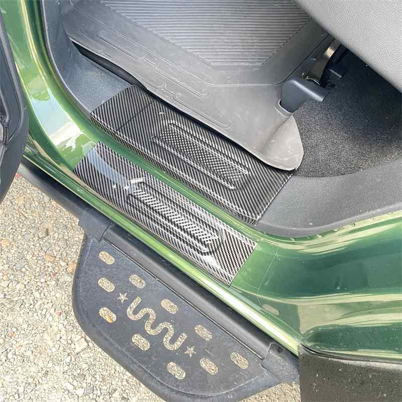 福特烈马改装专用后门槛条门踏EEP板槛碳纤维迎宾踏板护板