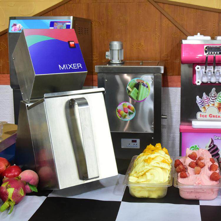 冰破激淇凌机商用冰淋搅拌机食品碎机意大利硬冰淇淋EYU均质机设