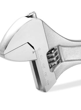 Jetech捷科工具光柄硬柄活板活动扳手大开口扳子4寸30寸