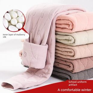 初中高中生校服神器保暖裤内搭内穿棉裤子男女童小学生加绒加厚冬