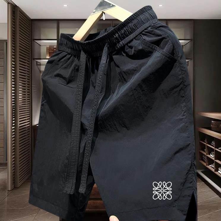 潮流美式休闲运动短裤男士夏季薄款速干宽松五分裤时尚情侣沙滩裤