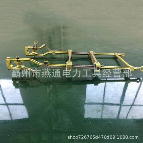 ZF011107自锁型绝缘软梯头带滑轮绝缘子软梯铝合金挂式软梯头