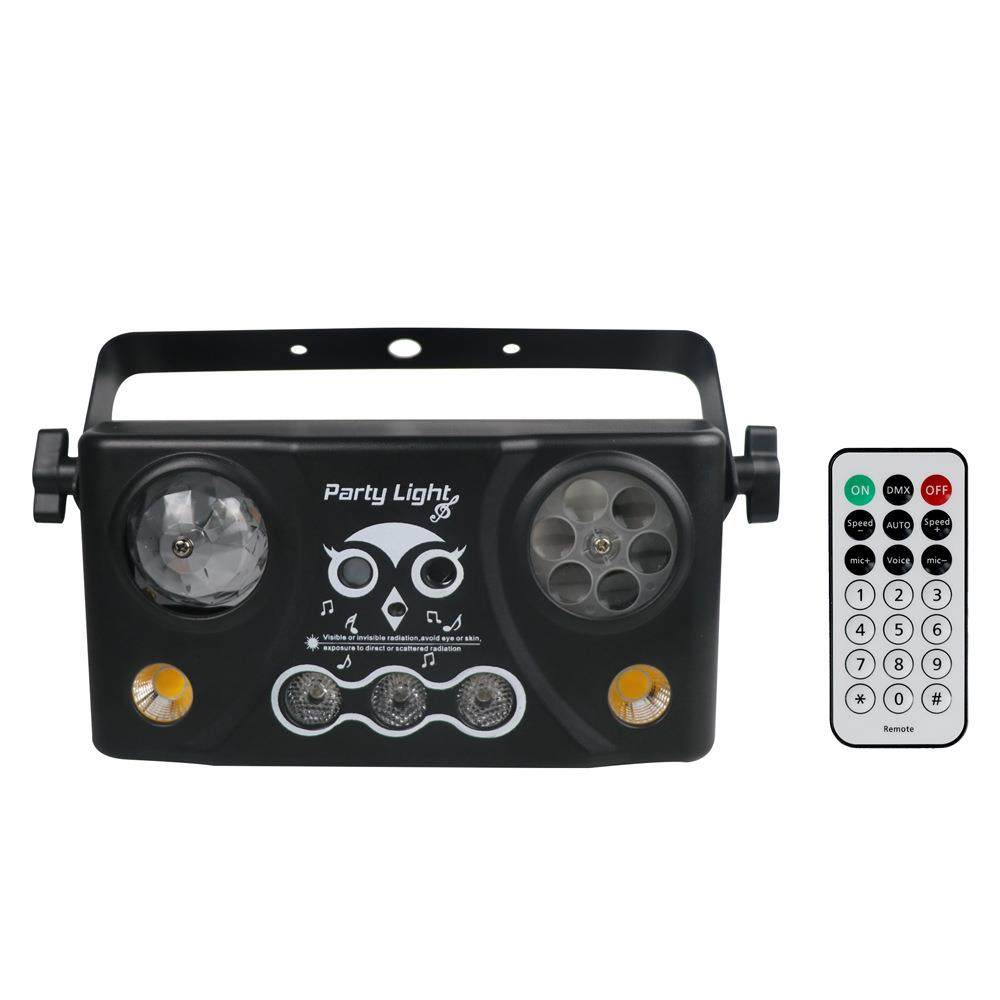 舞台塑壳36W梦幻派对五合一带遥控RGBDMX-512信号通道信号控制