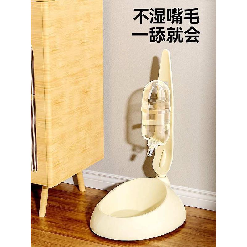 猫猫饮水机不湿嘴猫咪兔子喝水器流动宠物饮水器不插电自动狗水壶