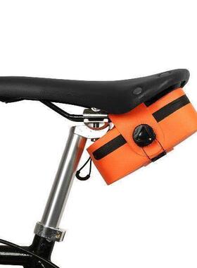 Waterproof Bicycle Saddle Bag W/ Rotating Lacing Under Seat