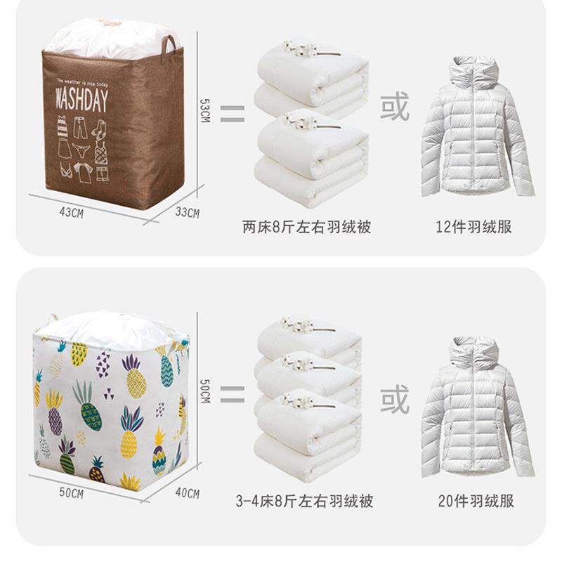 佐致(收霸衣服收纳袋大号家用装棉被子整无理袋衣物行巨子李搬家