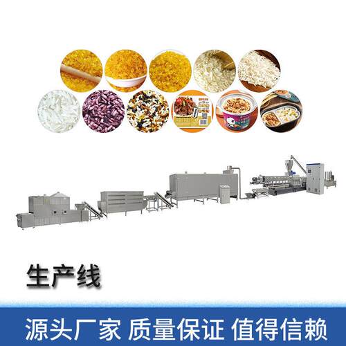 营养米生产免蒸米设备自热米生产线双螺杆膨化设备
