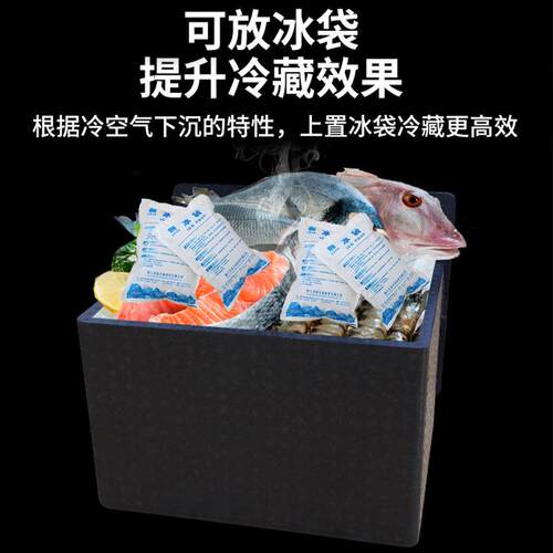 EP食品30L泡沫箱外卖配送餐热商用摆箱摊保加热P户外冷藏保温UNH