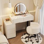 2型36902现4新款 实床木卧室梳妆台头柜岩板一体化代简约小户化妆