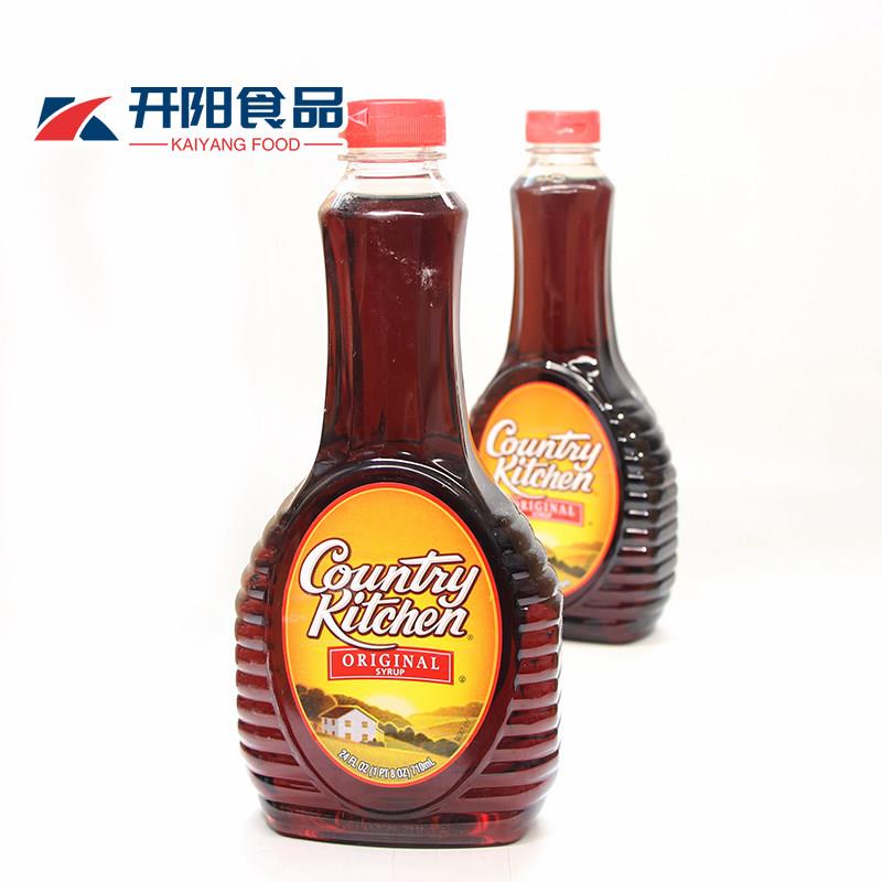 喔仔糖浆710ml12瓶整箱屋仔原味松饼西点甜品调味烘焙