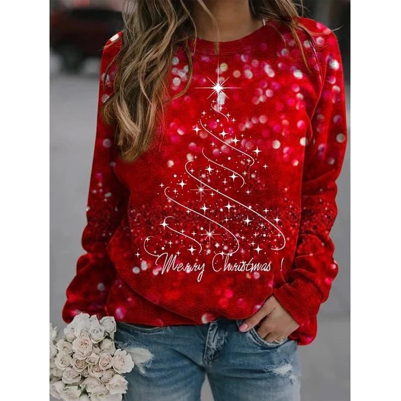 Spring short pullover blue round neck street ruffle street