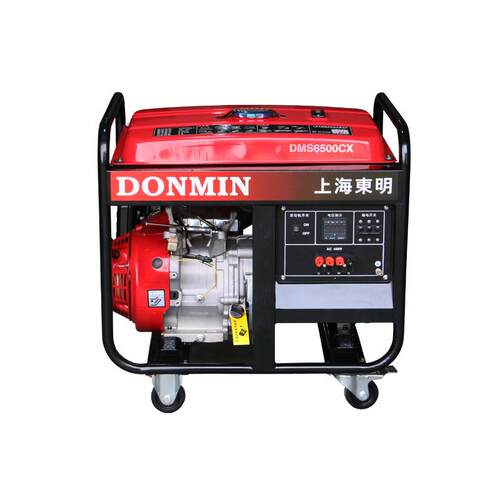 东明DONMIN 三相5kw小型便携式工厂施工汽油发电机组 DMS6500CX