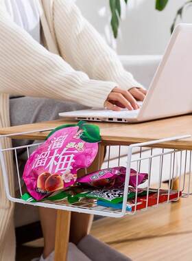 Under-table storage hanging basket, no-drilling suspension i