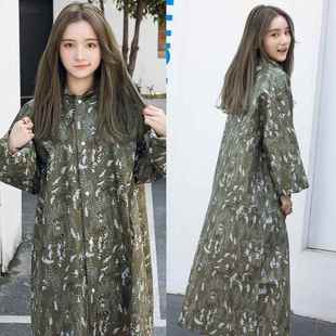 学雨衣版 长款 雨披户外男人徒步生雨单衣防 雨衣男女成人韩时尚 正品