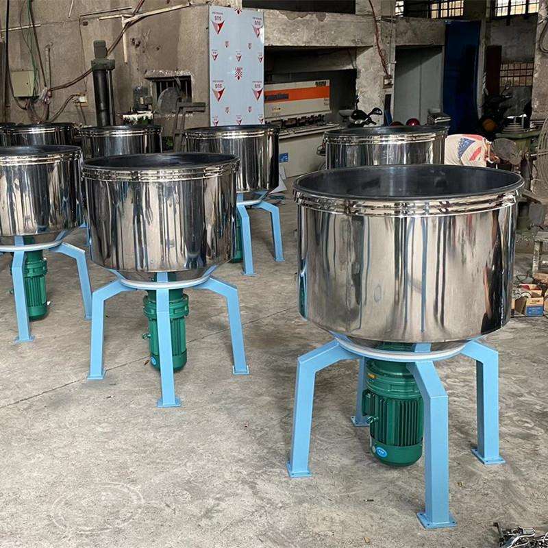 立式搅拌机 不锈钢立式混色机 100kg移动式混料机 广东辅机设备