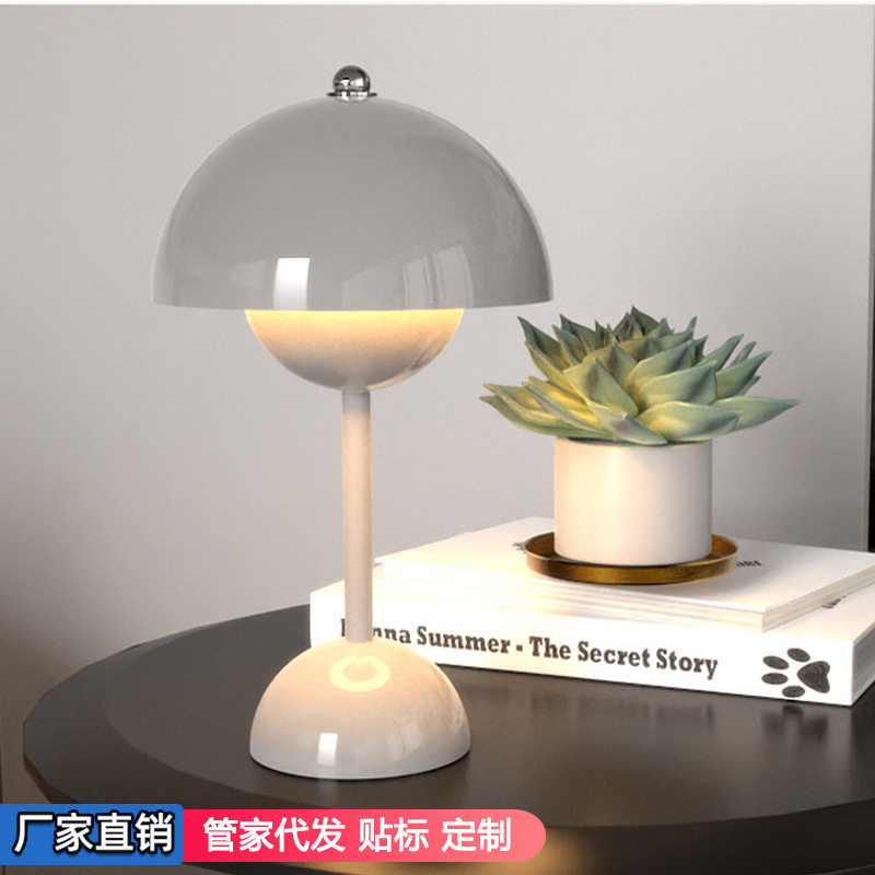 少女心跨境北欧蘑菇蘑菇装饰台灯