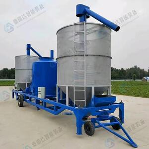 新型载移动粮大食CUK烘干机小型水稻玉米小麦稻谷菜全自籽动风干