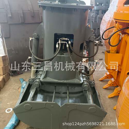 8-11吨抓煤贝壳斗河道清淤用天车挖沙卸煤贝壳斗抓斗