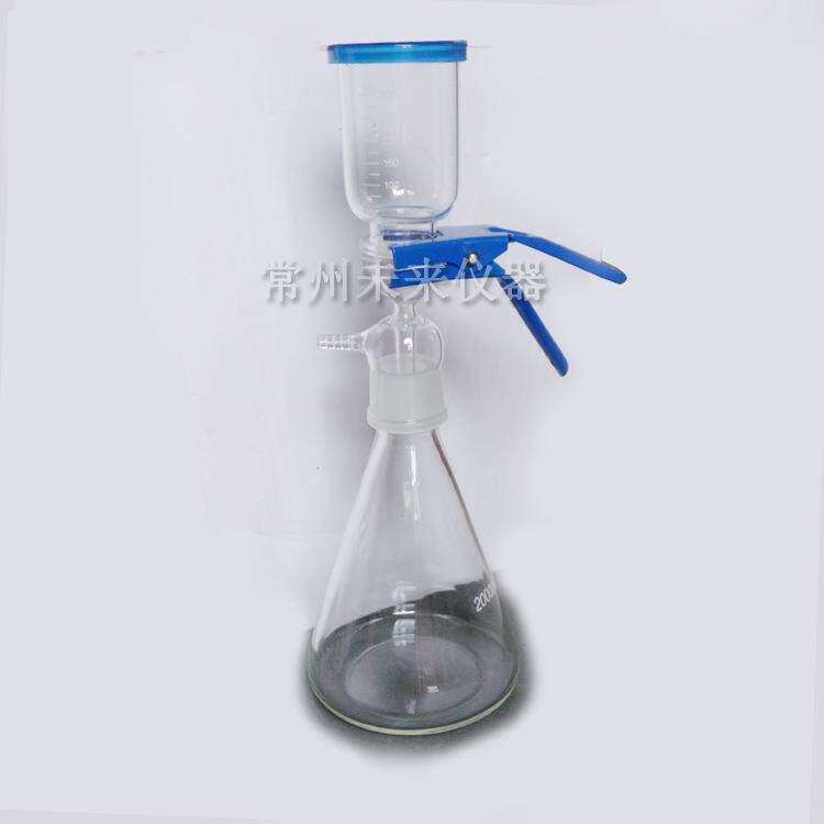 出口品质全玻璃微孔滤膜过滤器溶剂过滤器悬浮物抽滤装置图片