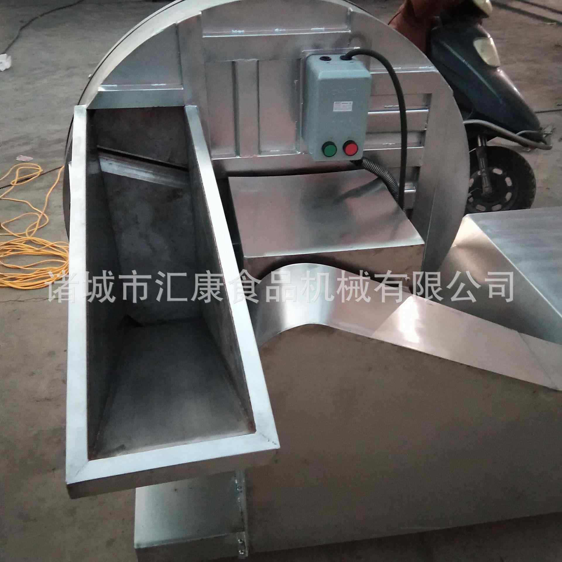 五花肉冻肉切片机冷冻肉破碎机冻鸡皮快速刨片机切割规格可调