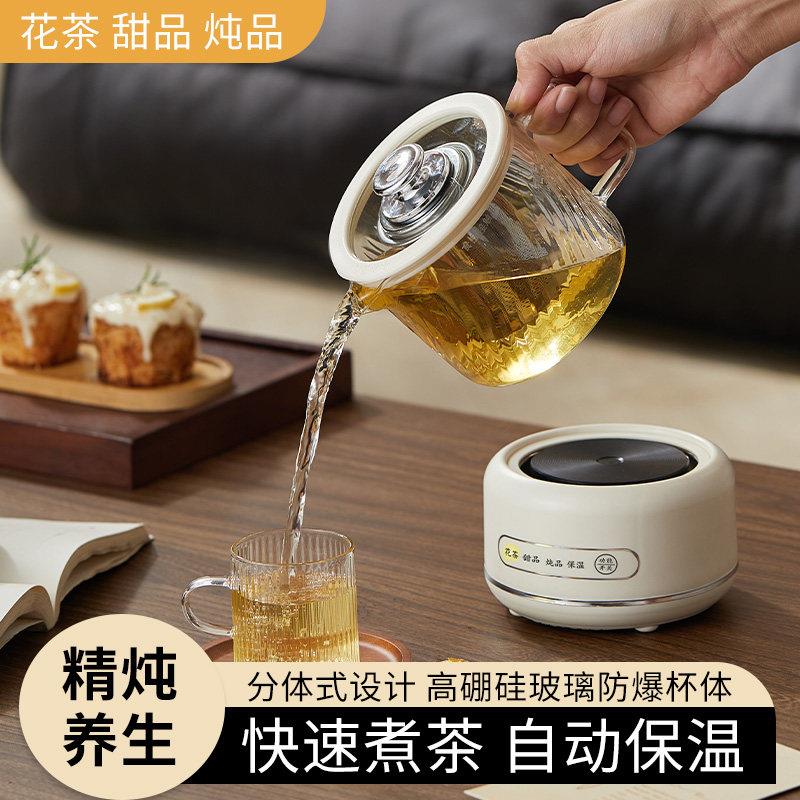 全玻璃养生壶小型办公室养生杯多功能家用养生杯迷你全自动花茶壶