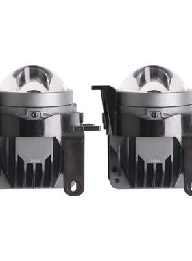 三为车灯新款一体化高亮直射款3寸6000k52wLED雾灯透镜升级改装