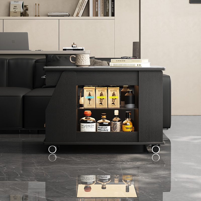 可移动沙发边几轻奢高级感创意床头桌升降茶几客厅小户型零食推车