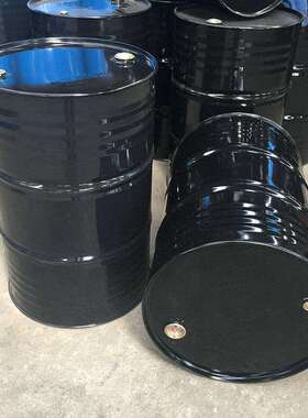 200L黑色镀锌桶闭口钢桶汽油化工油漆桶