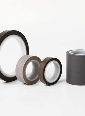 灰色铁氟龙膜胶带包装热封切PTFE灰色膜防粘耐高温铁氟龙胶带