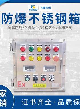 厂家直供防爆不锈钢箱配防爆照明动力配电柜防爆开关电源插座箱