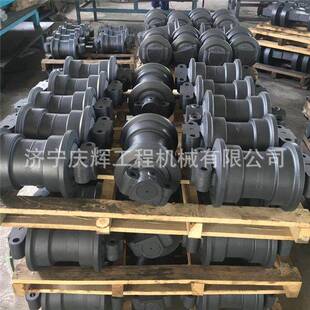 DH55 7挖掘簧机链条支重轮拖链轮TOQ动齿履带板驱钩机涨紧弹总成