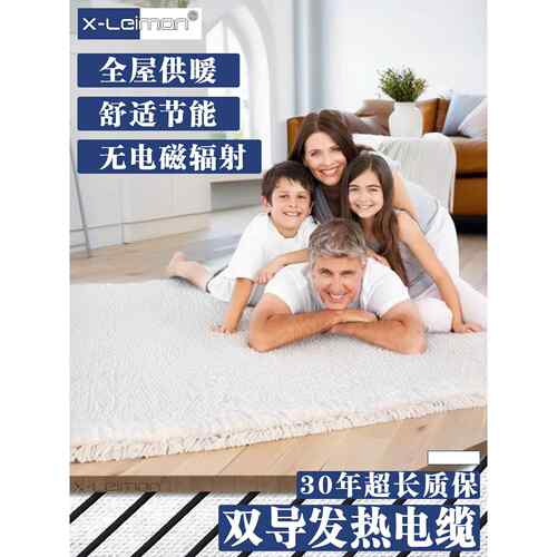电地暖线高端双导发热电缆电采暖耐高温无辐射家用电采暖孕婴专用