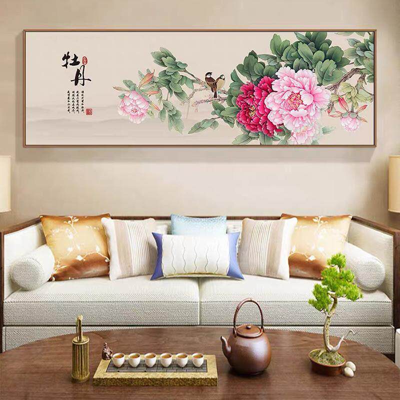 十字绣2026新款钻石绣花开富贵5d钻石画满钻客厅简约现代牡丹贴钻