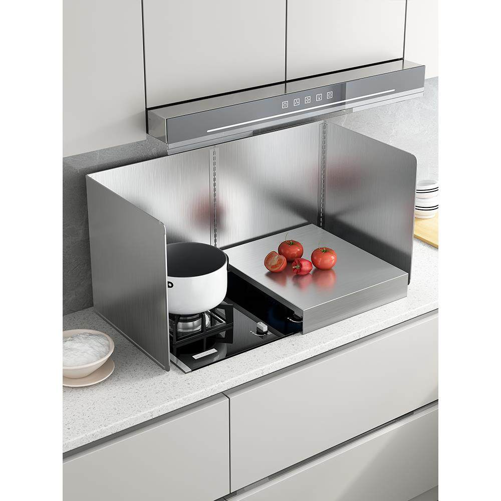 灶台隔板防油厨房用隔热板防火耐高温挡油板煤气不锈钢挡板炒菜防,厨房/烹饪用具,防油挡板,淘宝优惠券,粉丝福利购,淘宝优惠卷