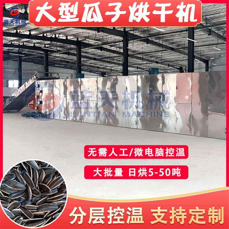 网带式瓜子烘干机 大型西瓜子葵花籽干燥机 全自动吊瓜子烘干设备