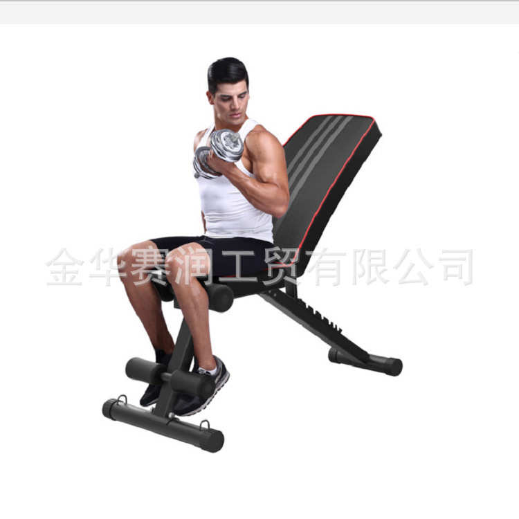 仰卧起坐健身器材家用男辅助功能腹肌板健身椅飞鸟卧推凳哑铃凳