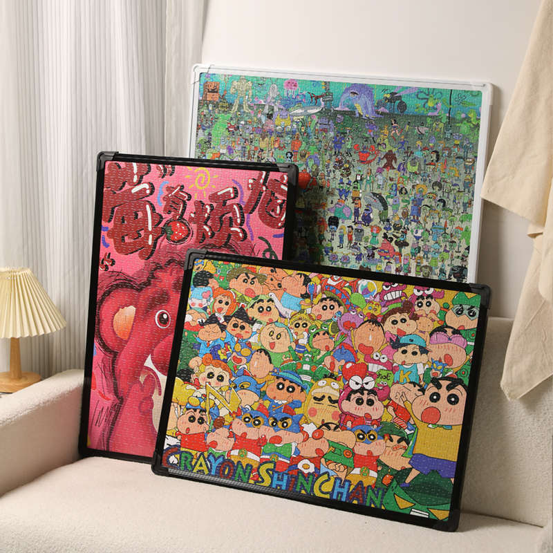 拼图裱框1000片专用相框架挂墙装画框70x50厘米装裱框定制50x75cm
