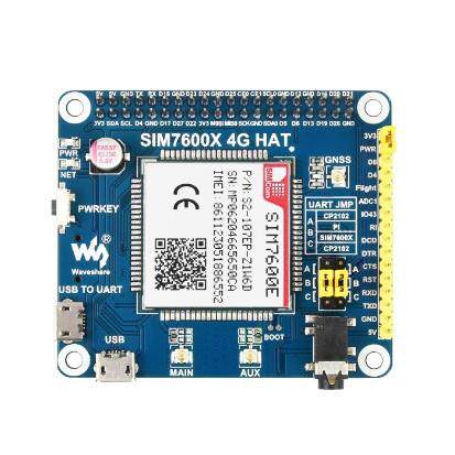 树莓派LTE Cat-1扩展板 SIM7600E模组 兼容3G/2G 带GNSS定位