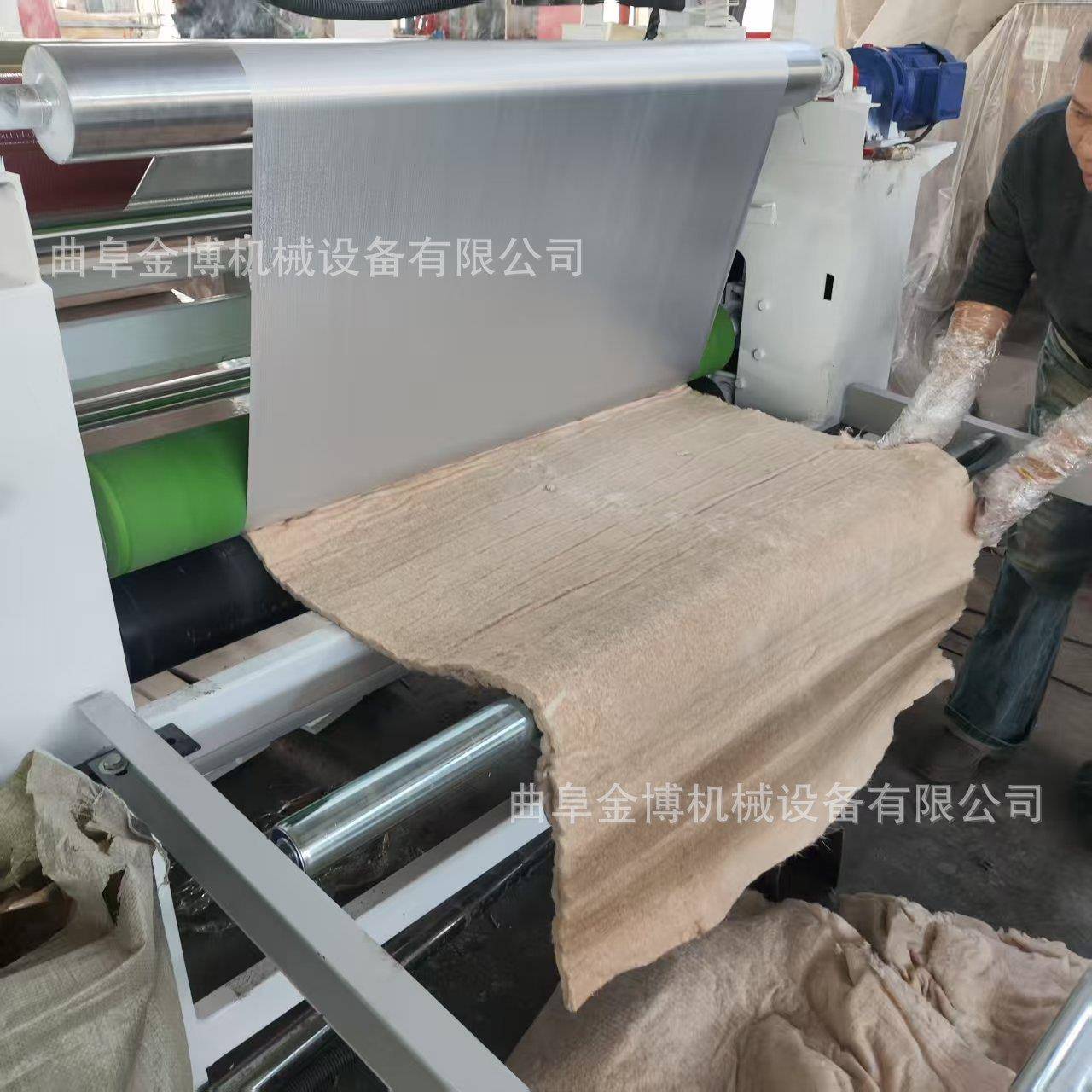 气凝胶保温棉铝箔复合机成卷纤维棉阻燃隔热毡铝箔布贴合机