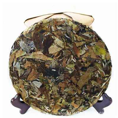 厂家现货云南古树白茶2018高山老白茶357克饼茶 陈年紧压白茶