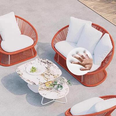 户外藤组编合庭院别休闲家具墅酒店民GLS0166宿阳台露天室外防水