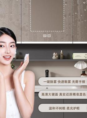 灰色陶浴室柜瓷一体盆34754卫生间洗手盆柜组合脸家蜂窝铝柜用洗