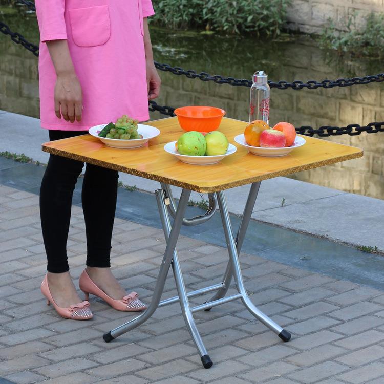 饭折叠XZ-FM04-桌家用方形正饭桌餐桌户简易小桌子矮吃外方桌出租