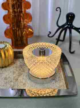 现代创意氛围温馨浪漫触摸充电USB小台灯调光调色床头装饰小夜灯